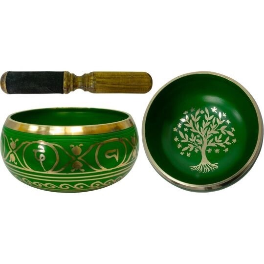 Tree of Life Bowl Set Green Large