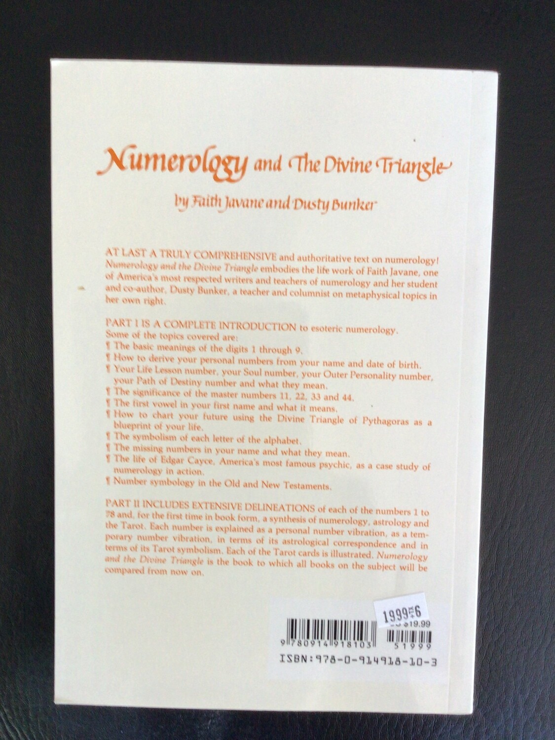 Numerology and The Divine Triangle