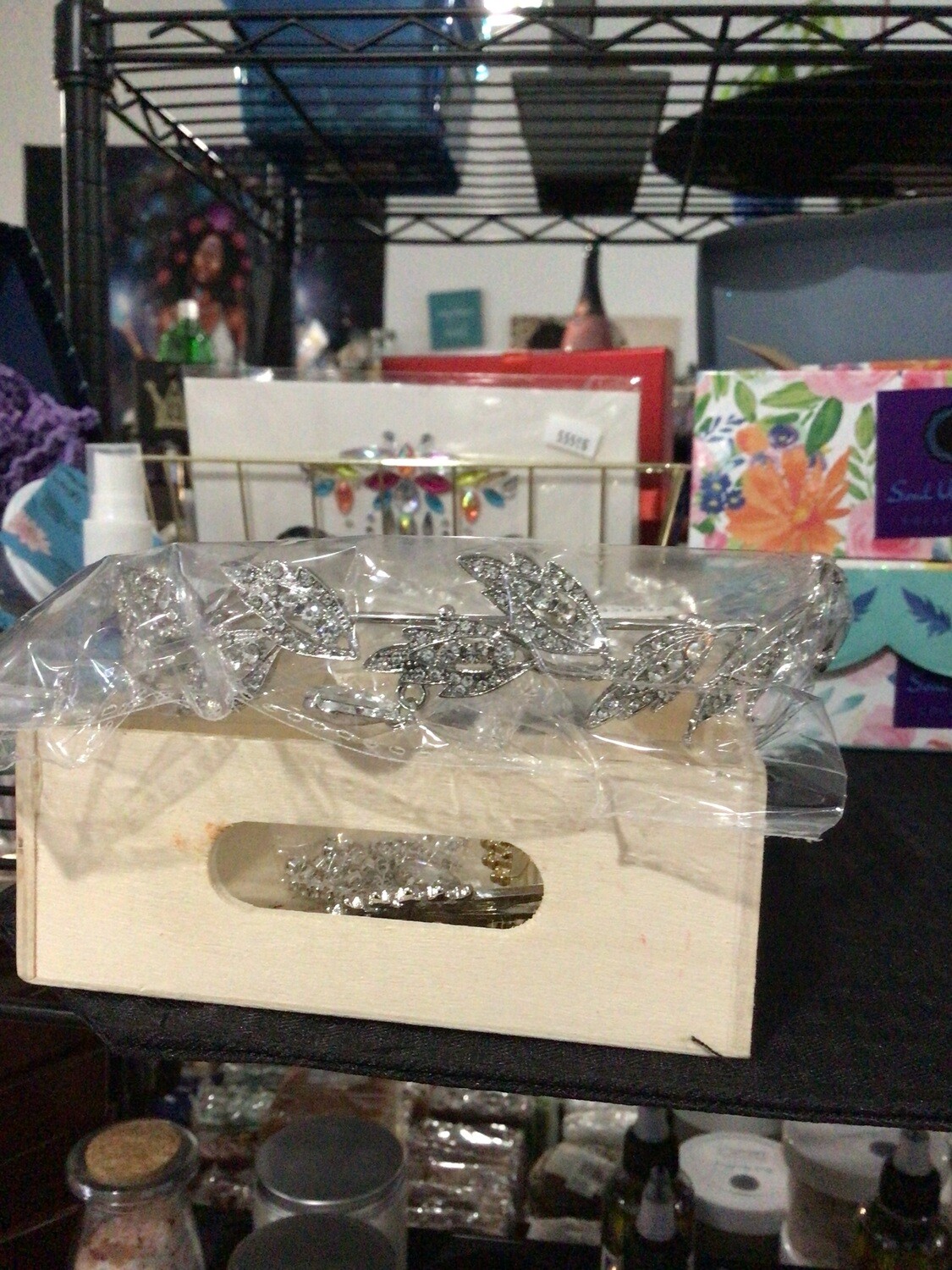 Silver Hair Crown Jewelry 