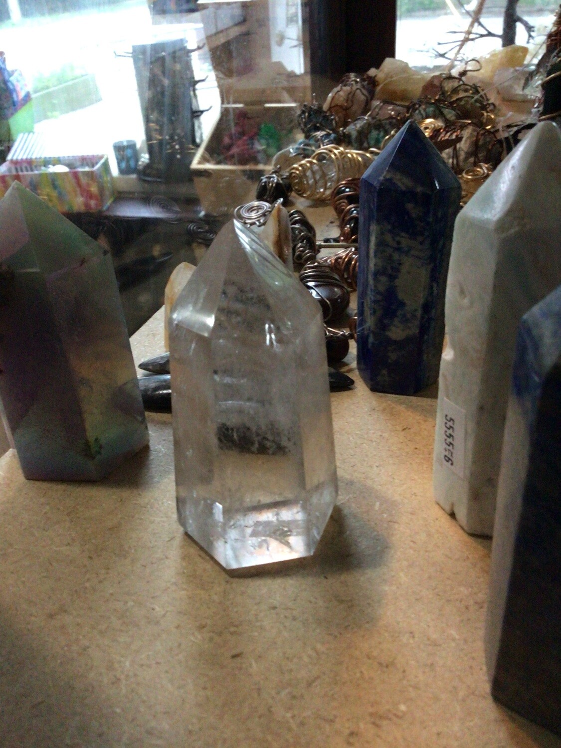 Clear Quartz Tower 
