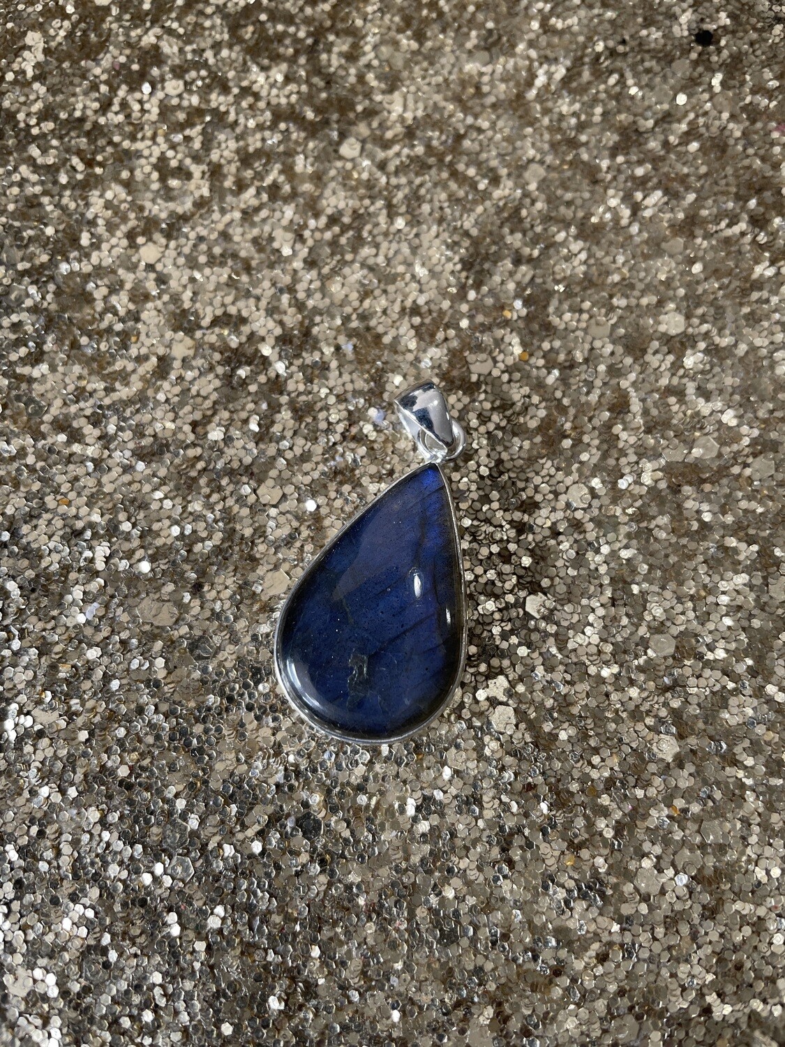 Labradorite Blue Pendent 