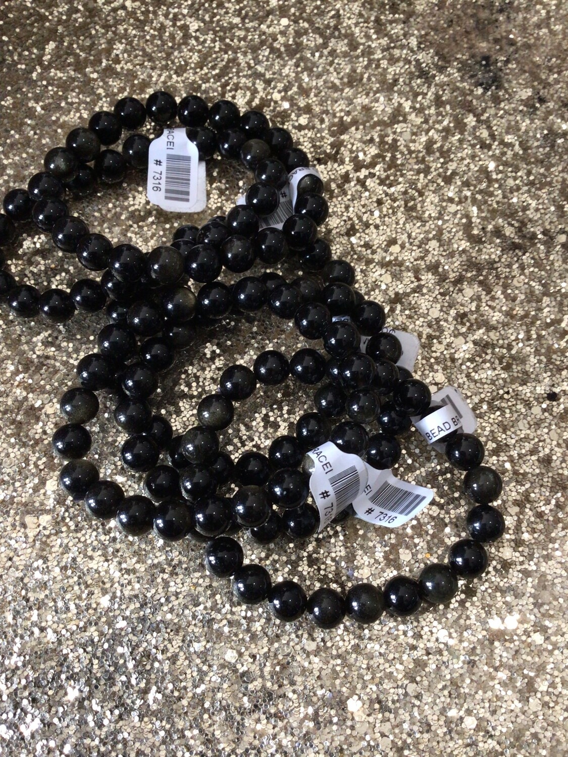 Obsidian Sheen Bracelet