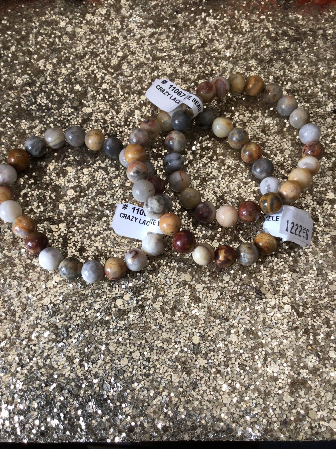 Crazy Lace Agate Bracelet 