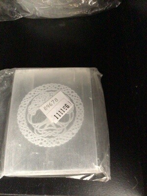 Selenite Charge Plate (Sq Etched)