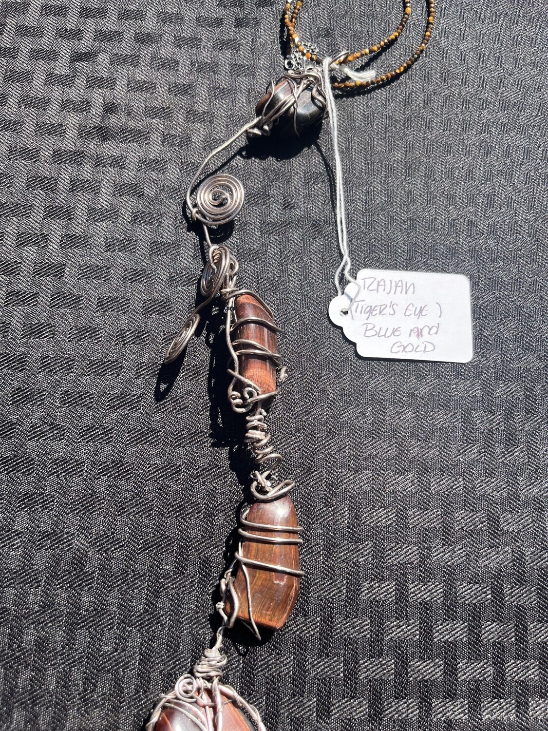 Tiger&#39;s Eye Blue and Gold (Rajah)