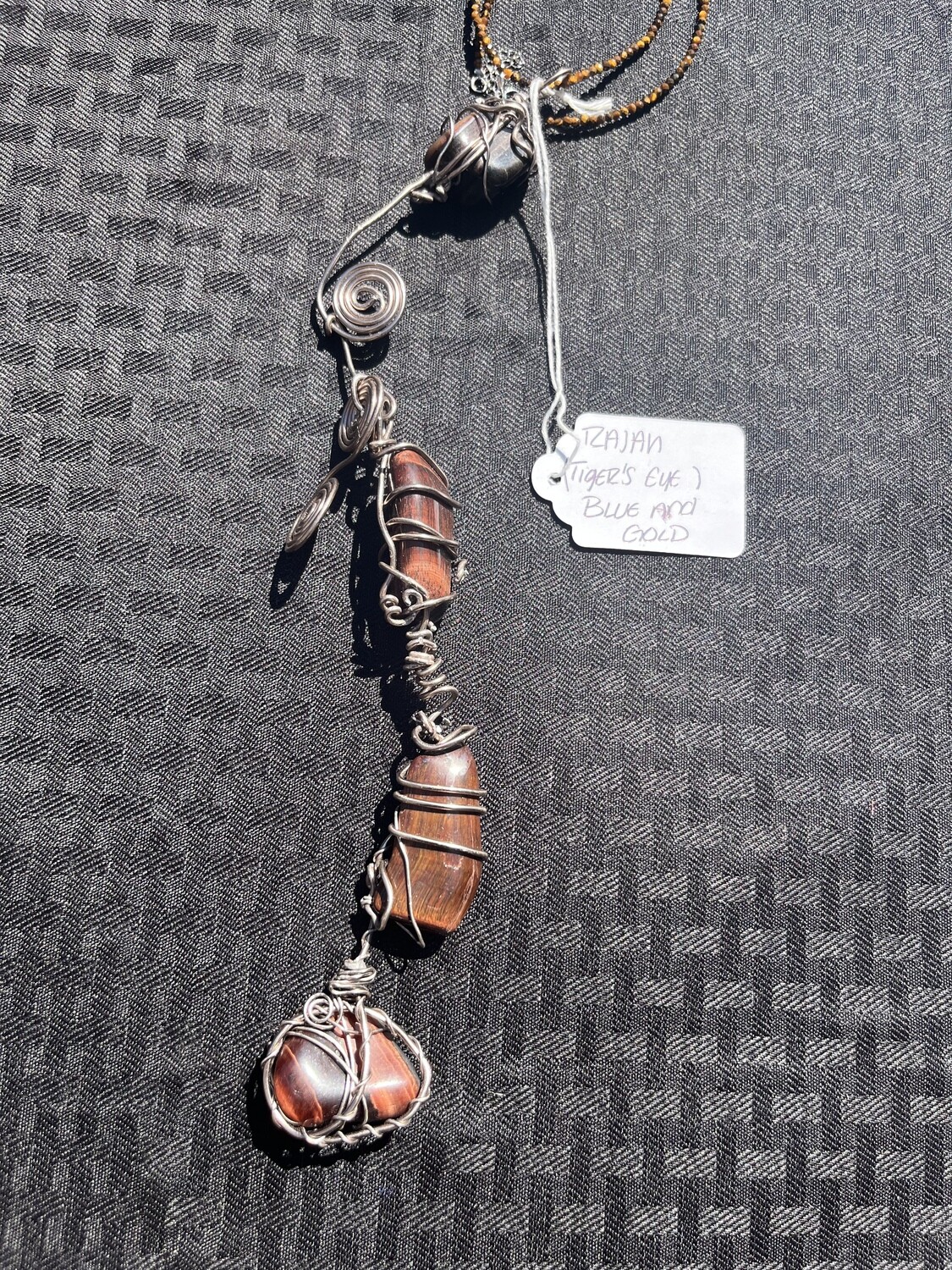 Tiger's Eye Blue and Gold (Rajah)