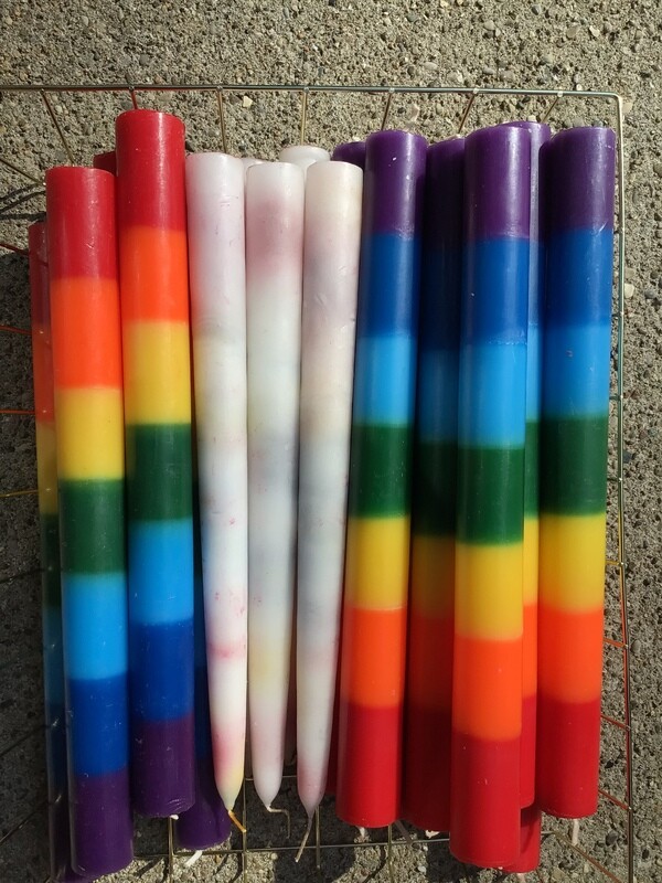 Candle Sticks - Tall Multi Color