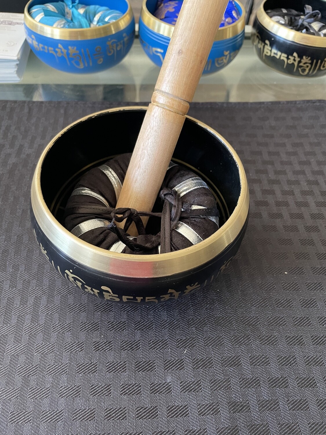 Black Tibetan Singing Bowl