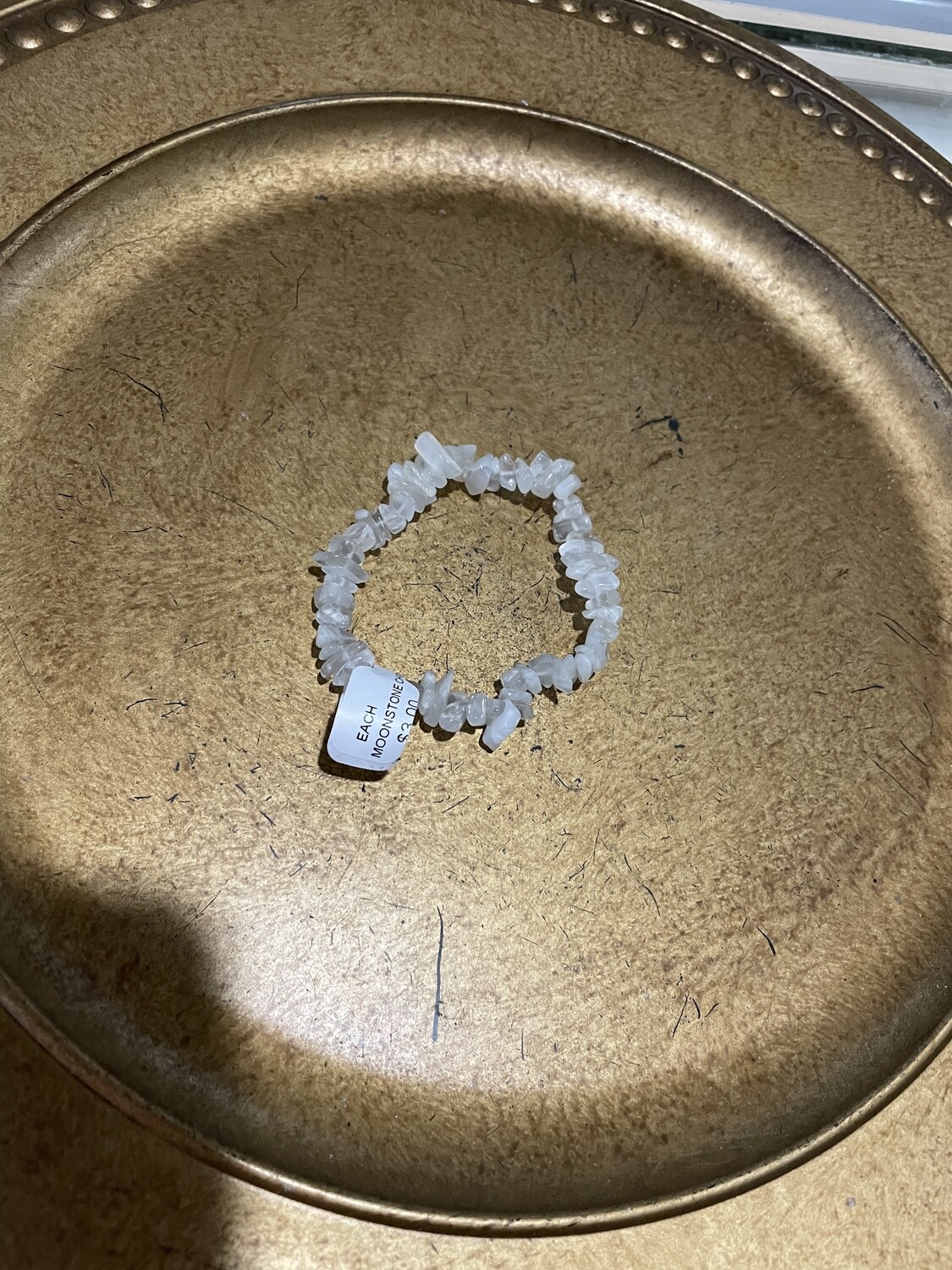 Moonstone Chip Bracelet