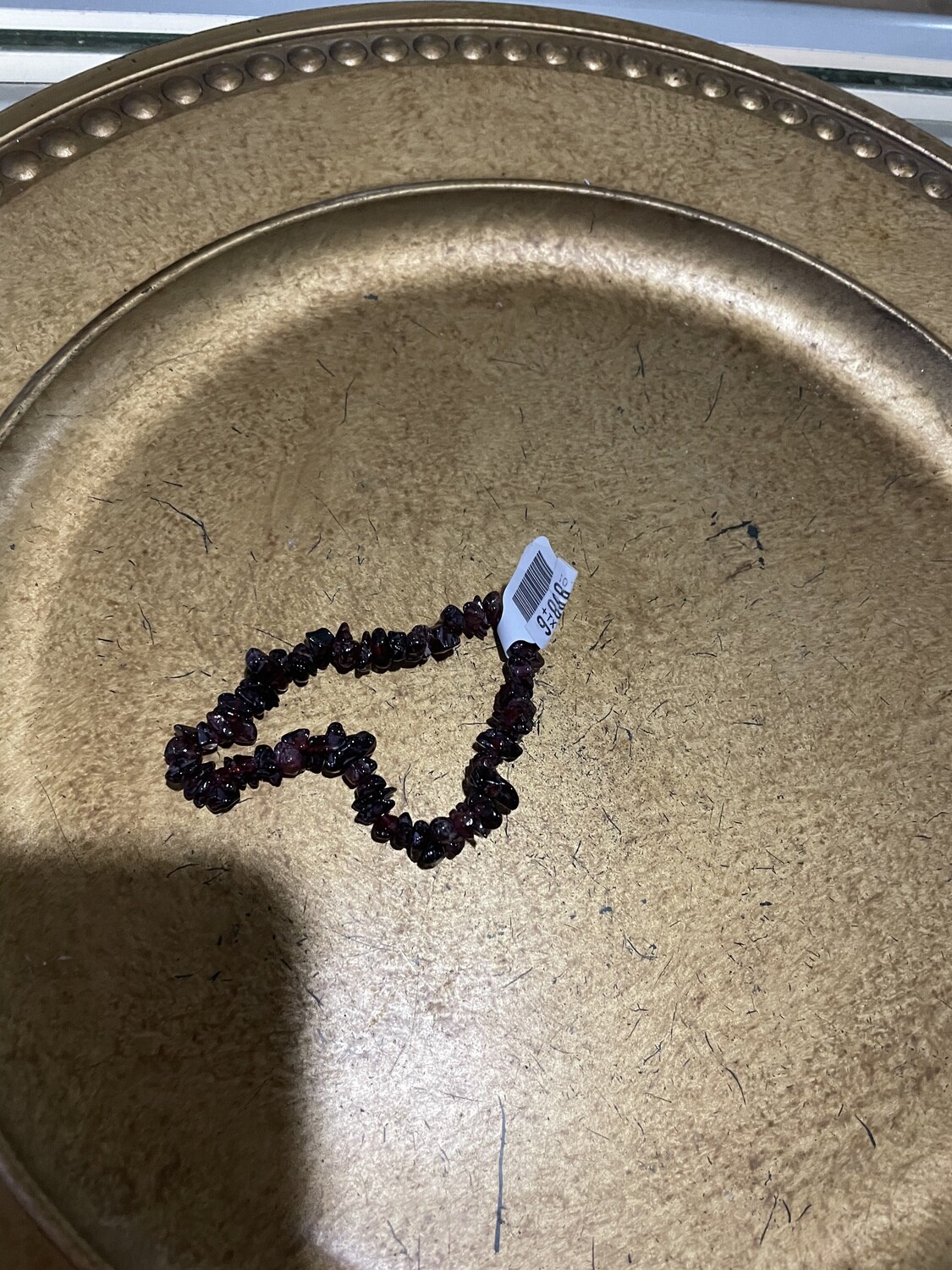 Garnet Chip Bracelet