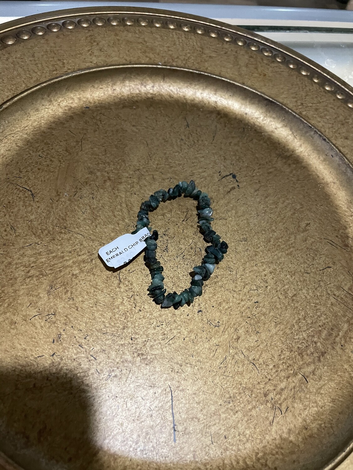 Emerald Chip Bracelet