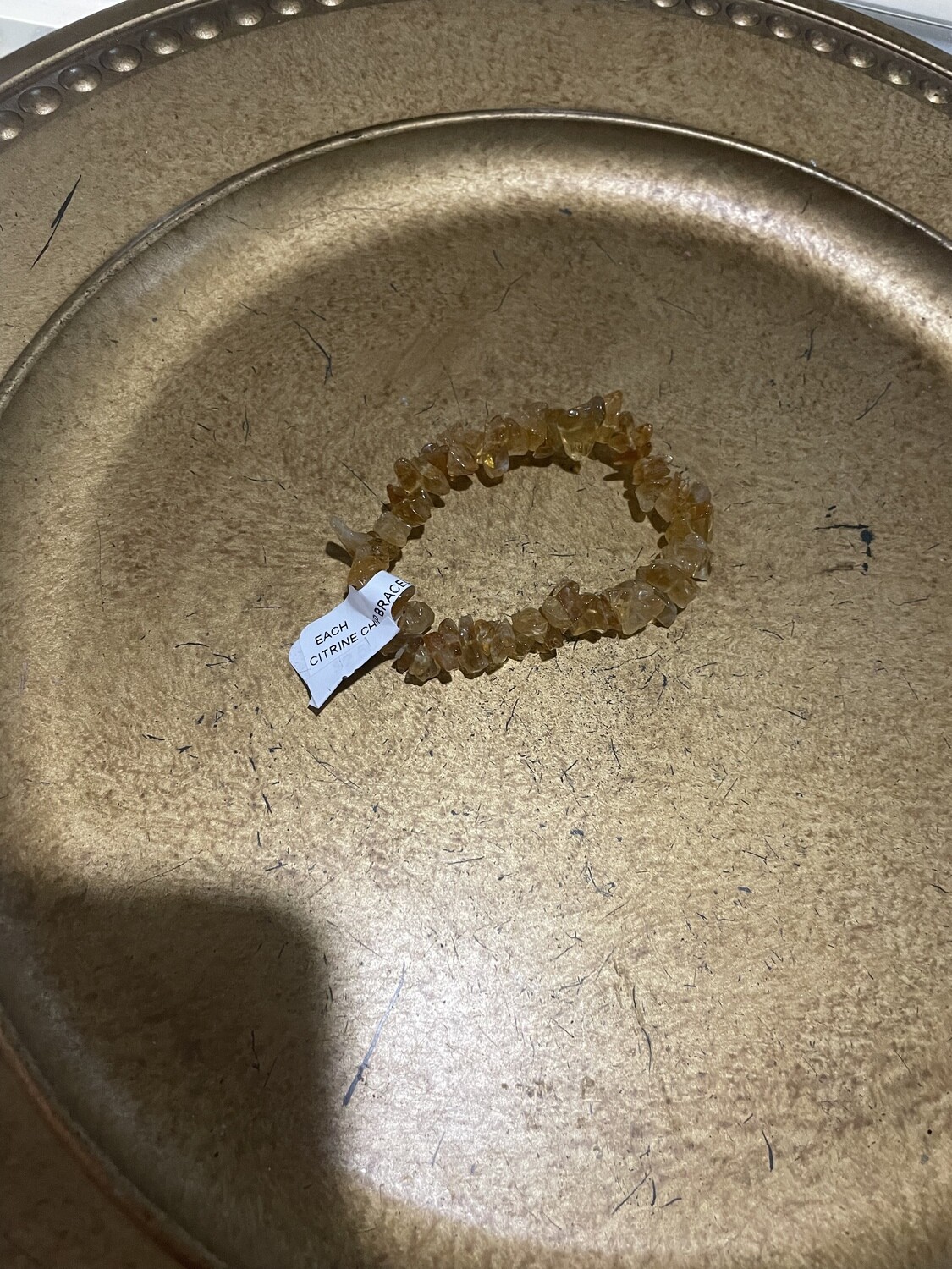 Citrine Chip Bracelet