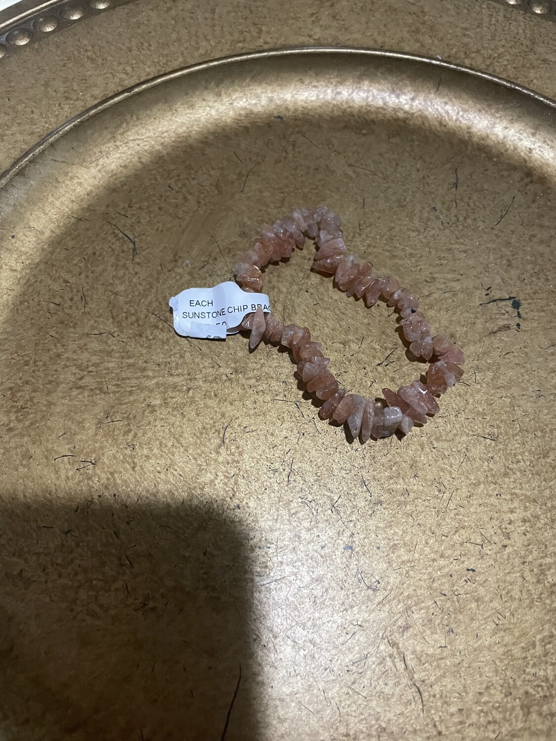 Sunstone Chip Bracelet