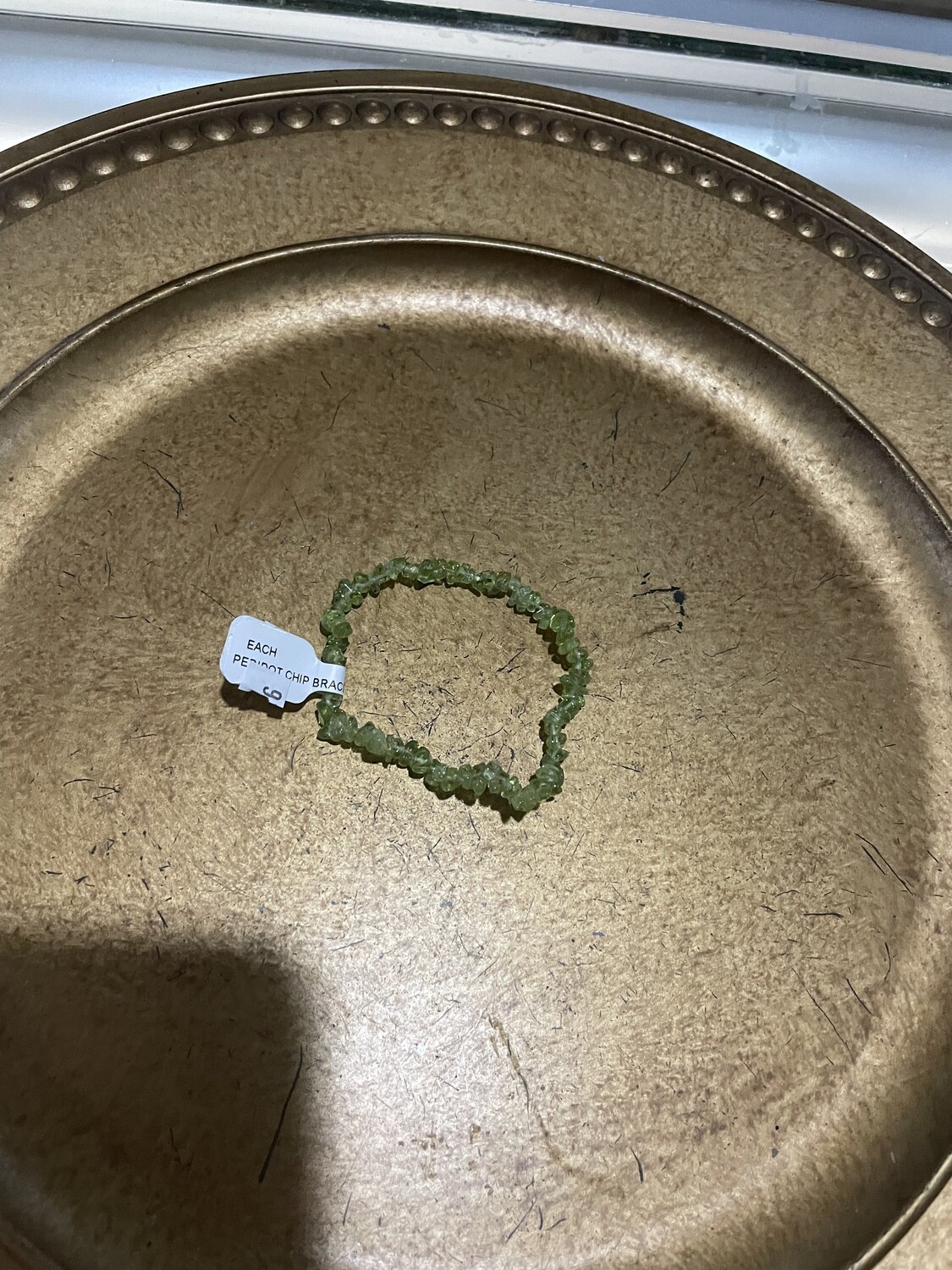 Peridot Chip Bracelet