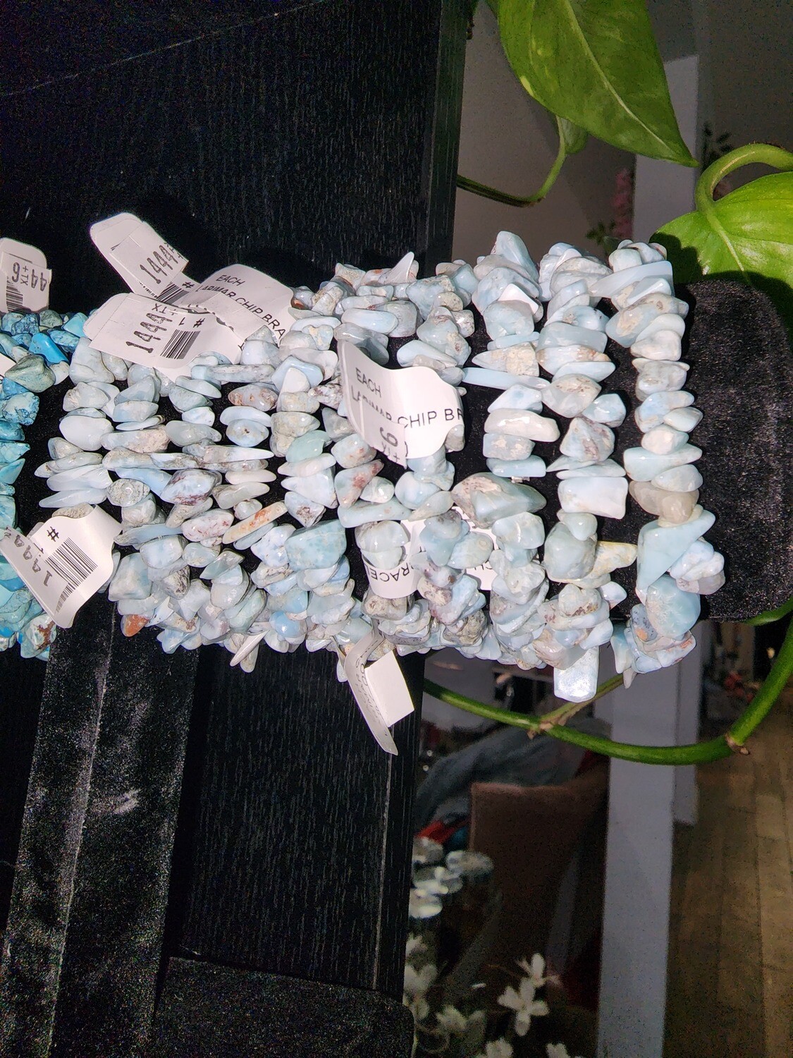 Larimar Chip Bracelet