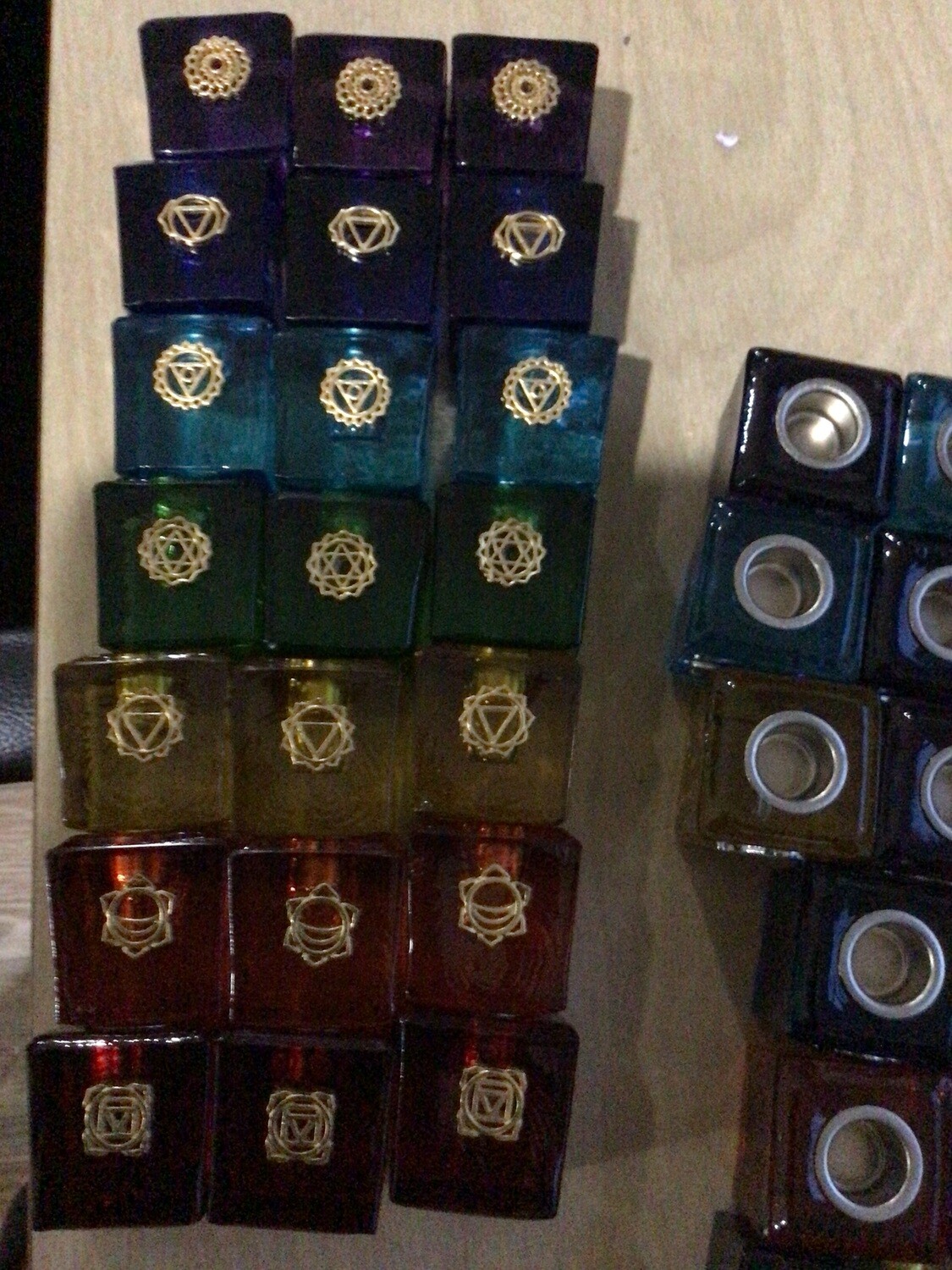 Chakra Mini Candle Holders