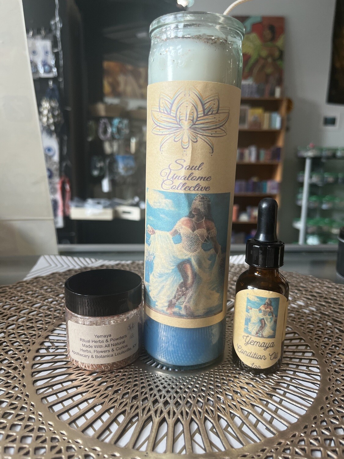 Yemaya Fixed Candle