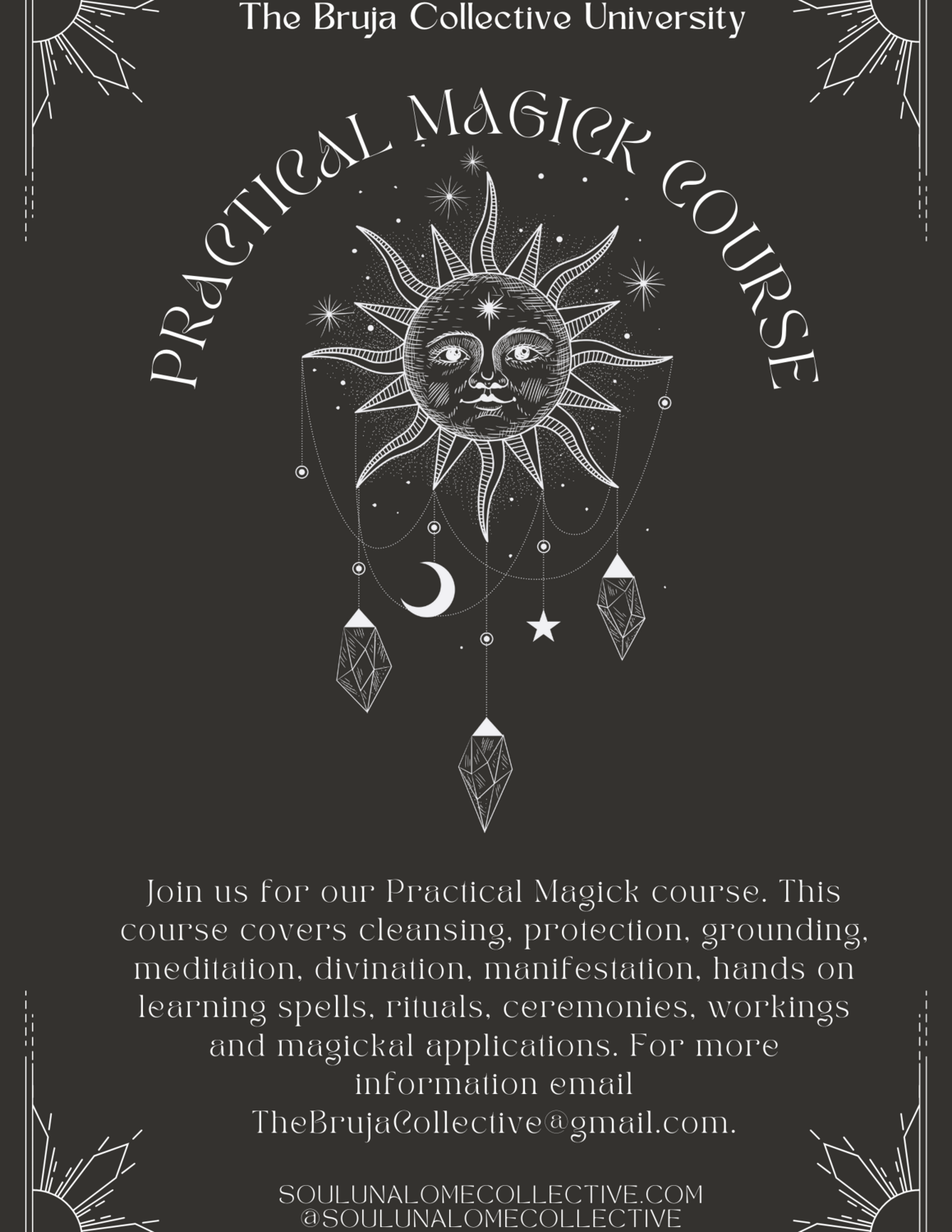 TBCU- Practical Magick 8 Week Course
