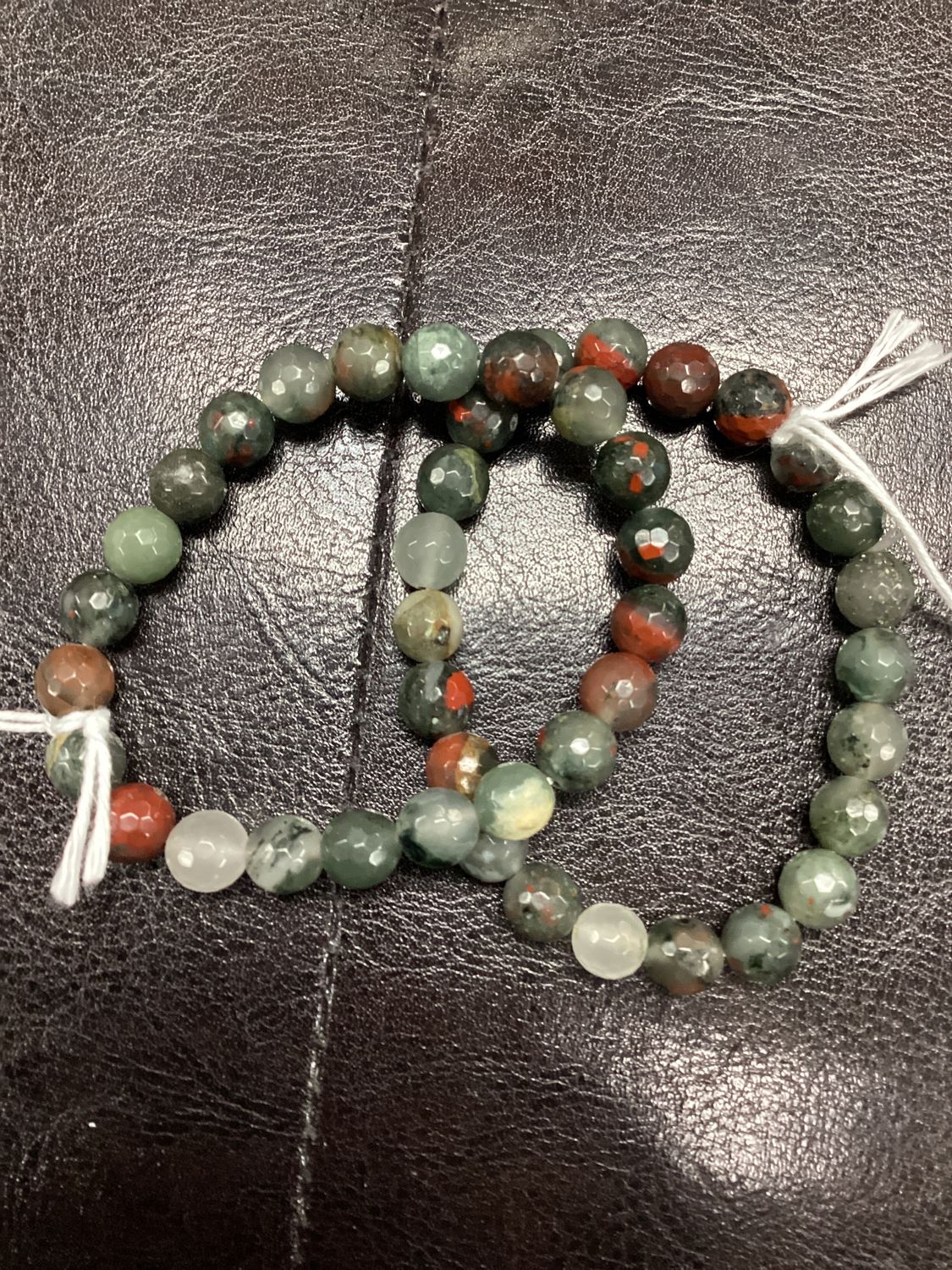 African Bloodstone Bracelet (Faceted)