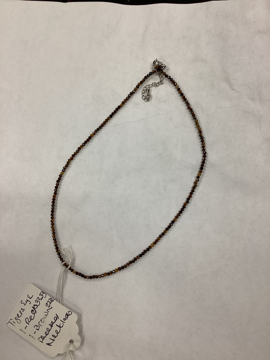 Tiger&#39;s Eye Faceted Necklace