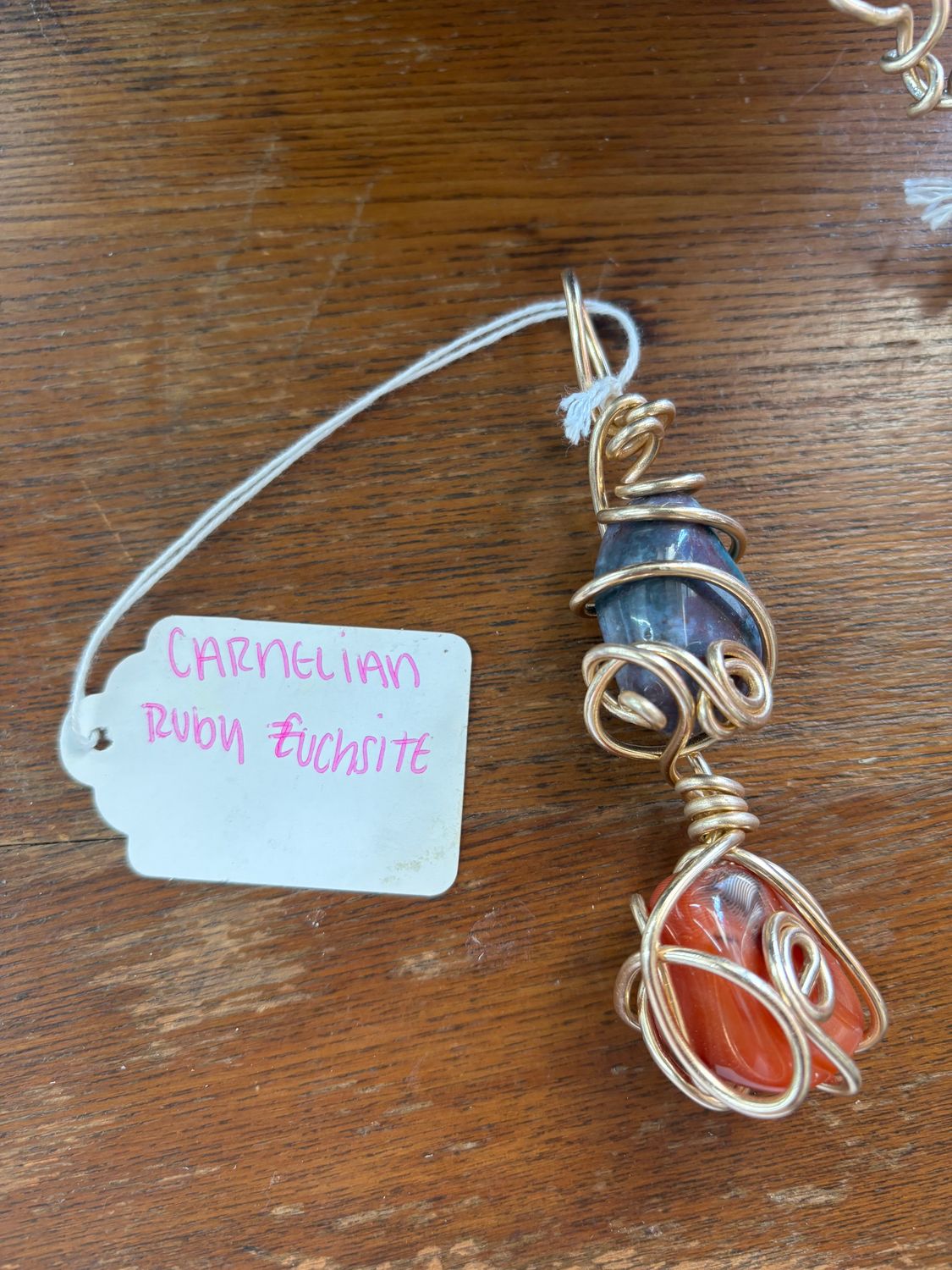 Stitch (Carnelian, Ruby Zuchsite)