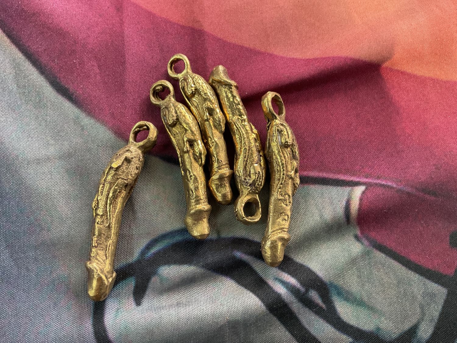 Phallus Brass Figurine