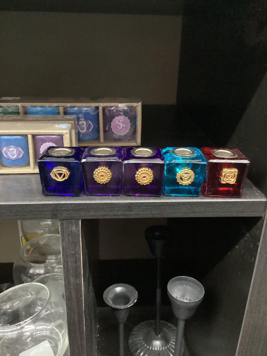 Chakra Mini Candle Holders