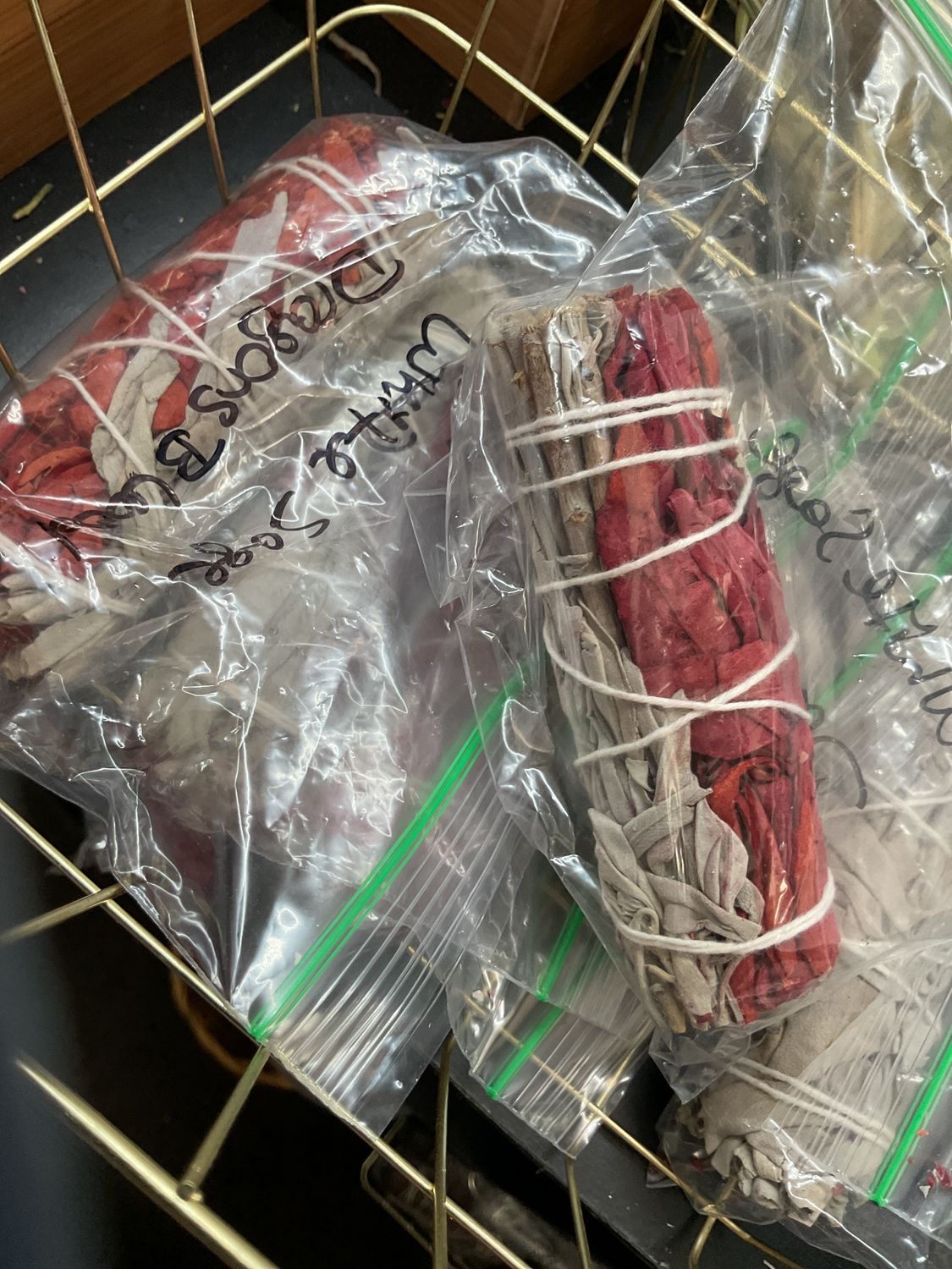 Dragon’s Blood and White Sage