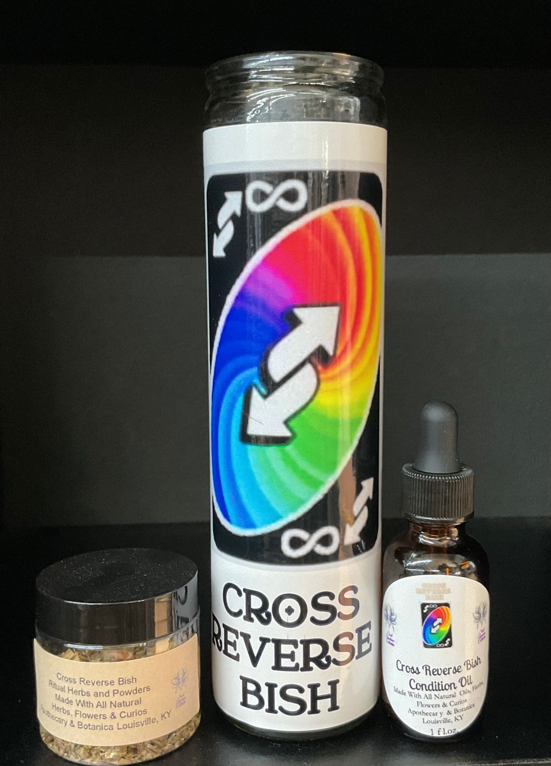 Cross Reverse Bish Fixed Candles