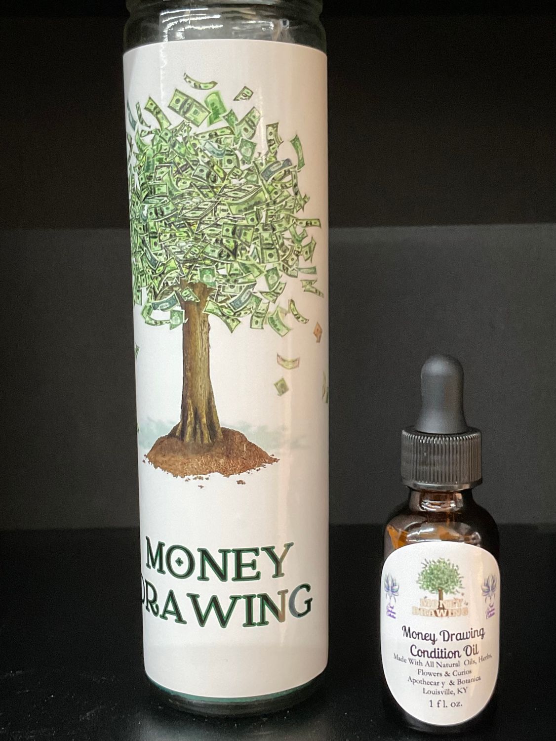 Money Drawing Fixed Candle