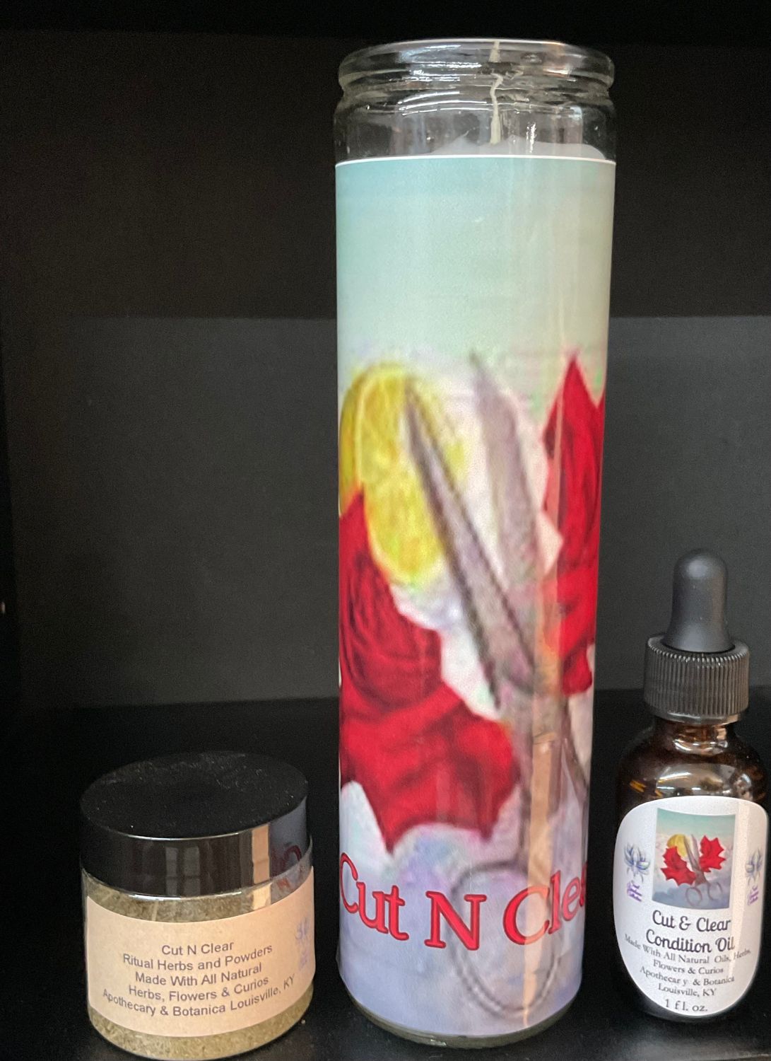 Cut n Clear Fixed Candle