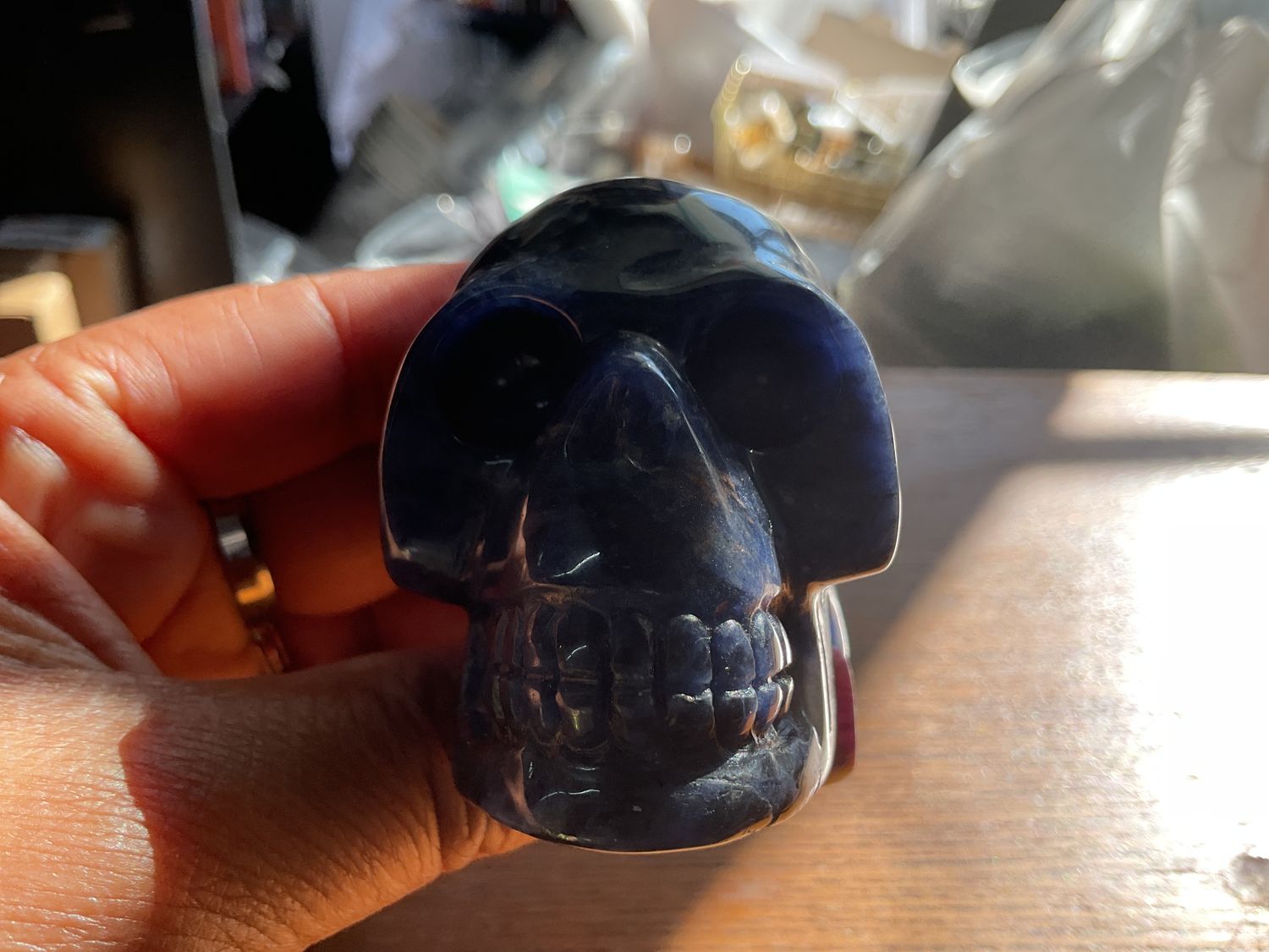 Sodalite Skull