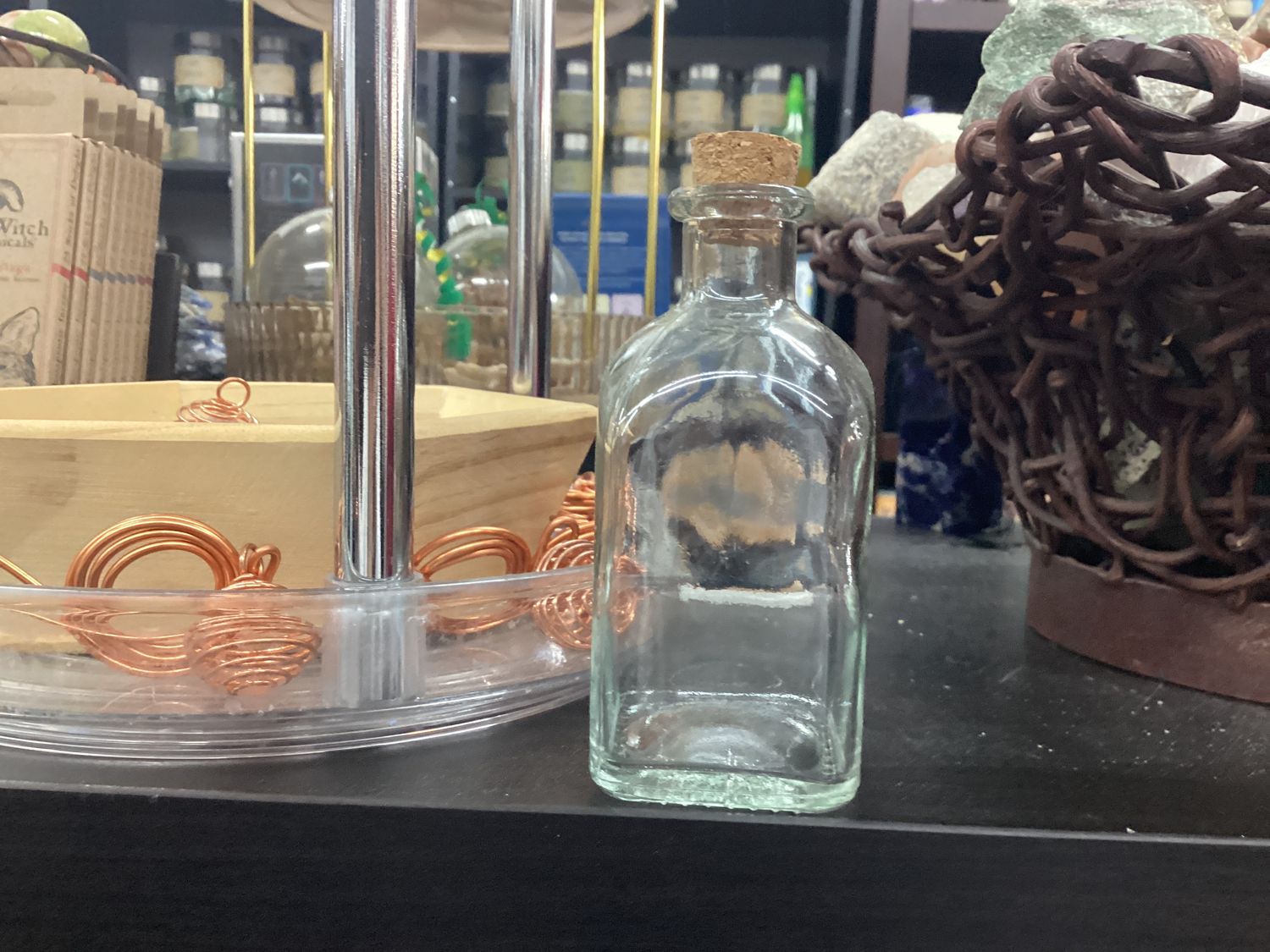 Clear Glass Jars with cork