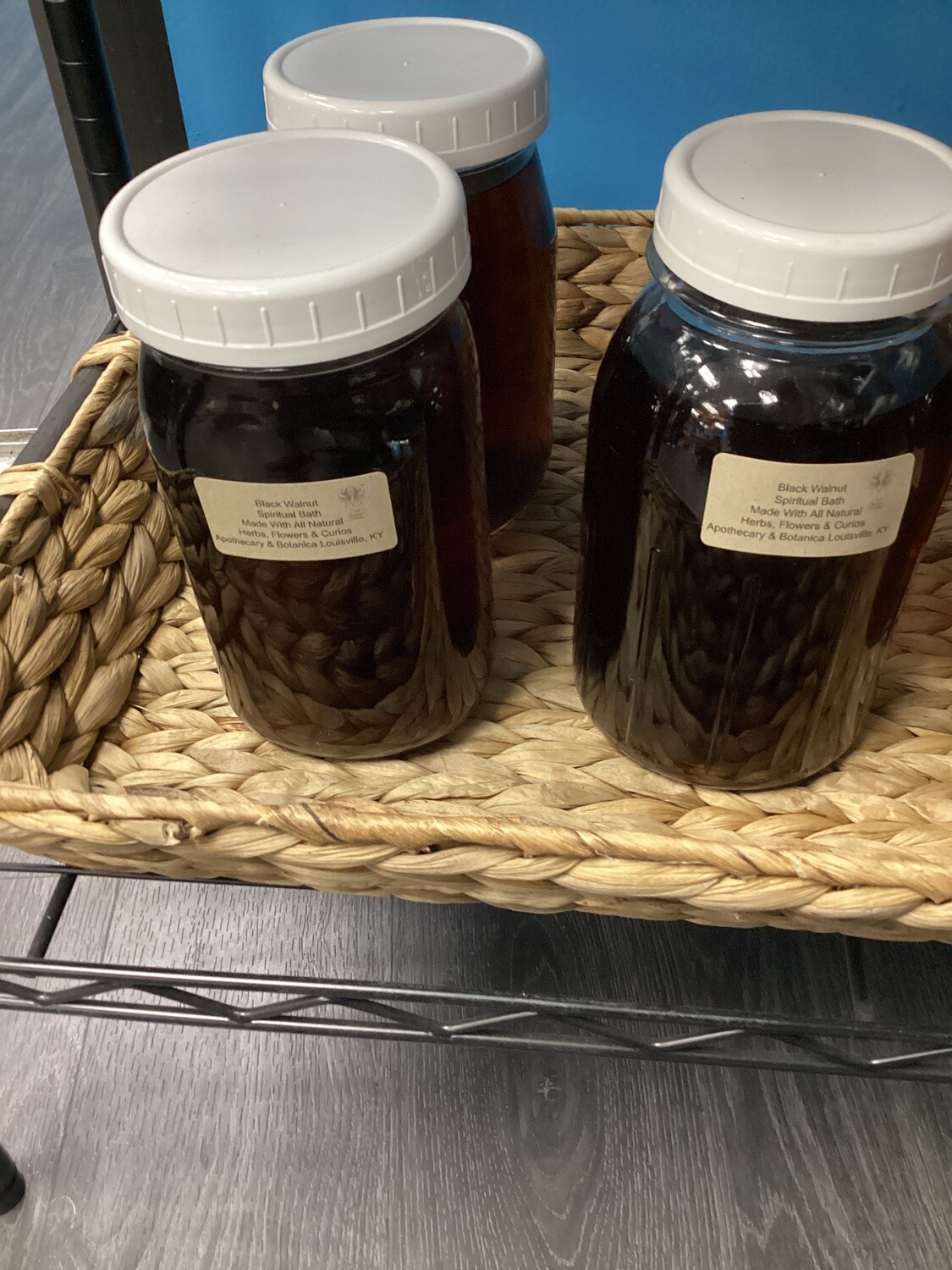 Black Walnut Bath Water Jar