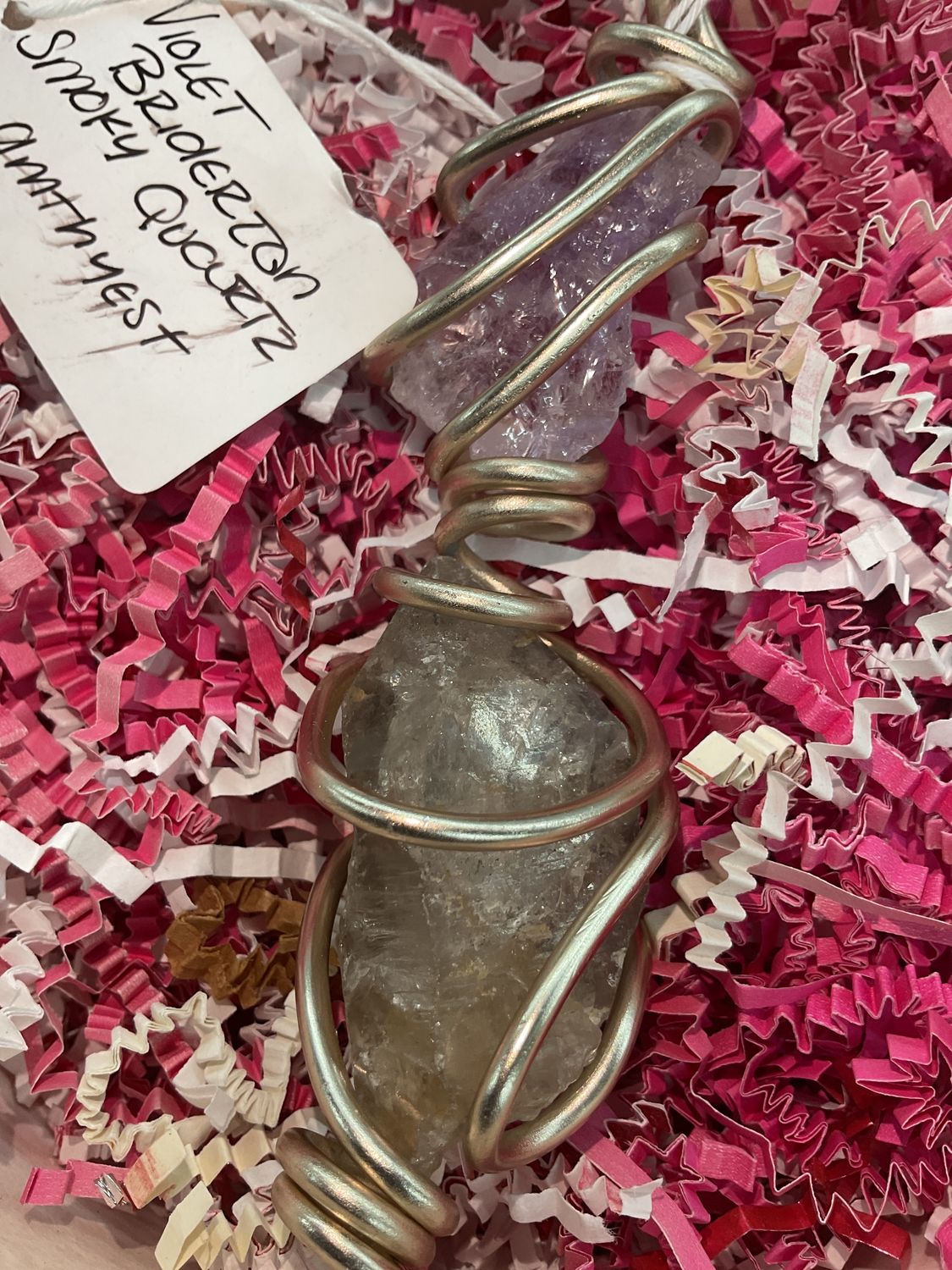Violet Bridgerton (Smoky Quartz, Amethyst)