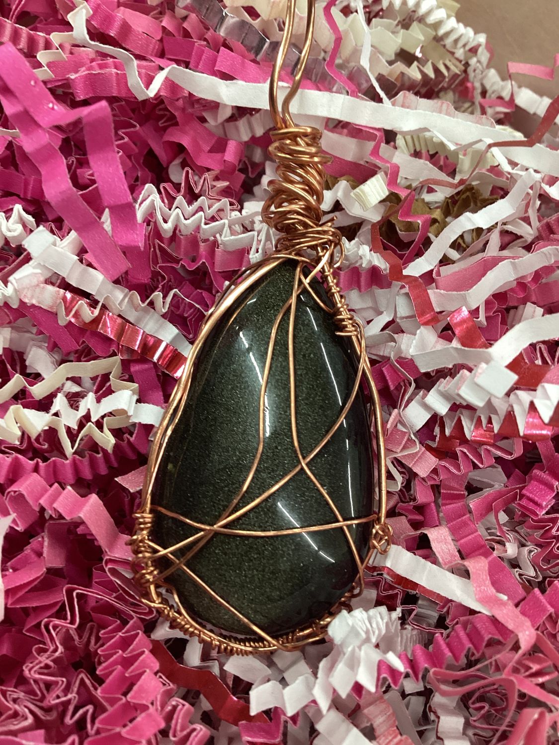Attina (Black Sheen Obsidian)