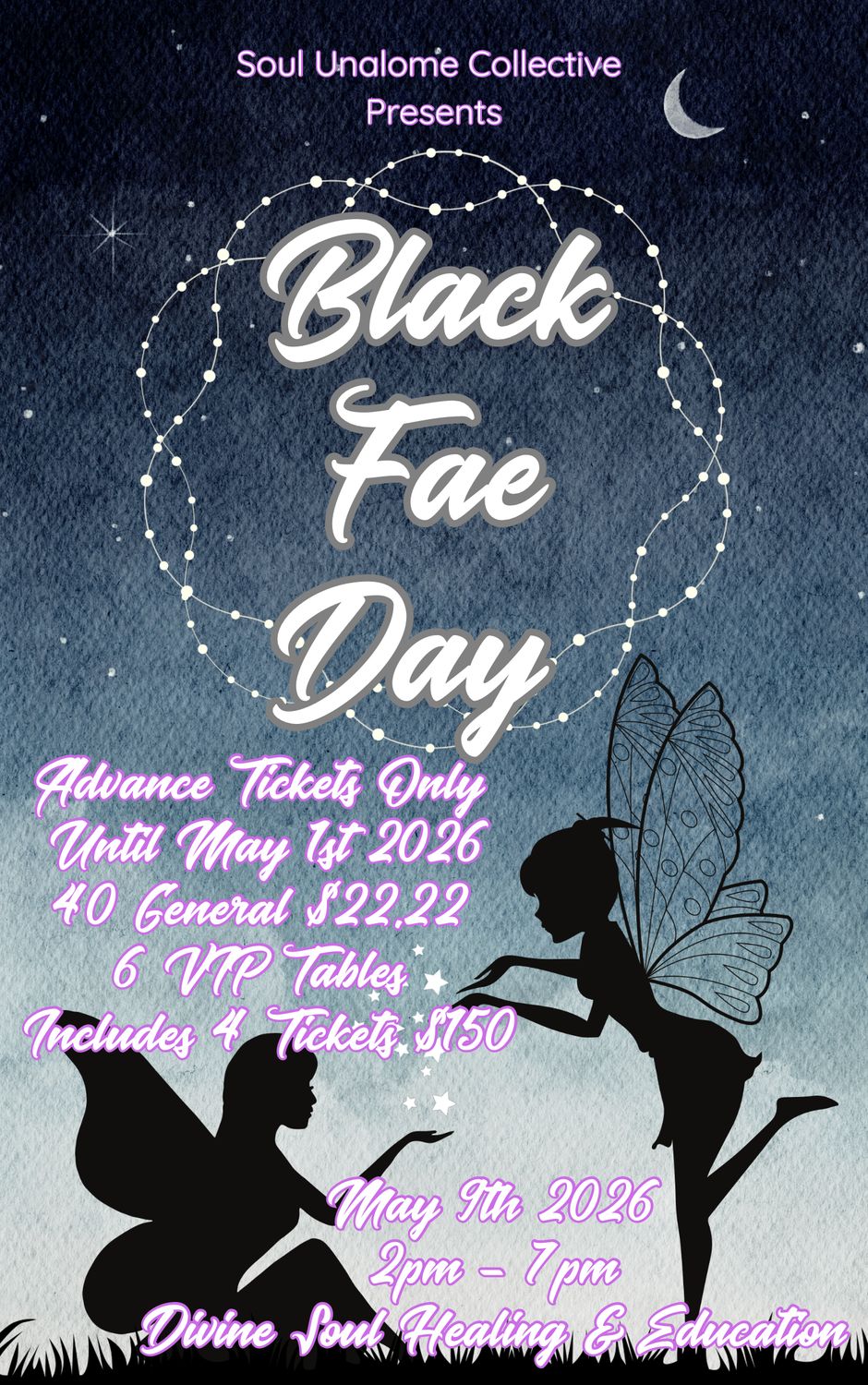 Black Fae Day - VIP Table
