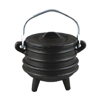 Cauldron w/ lid 4.5”