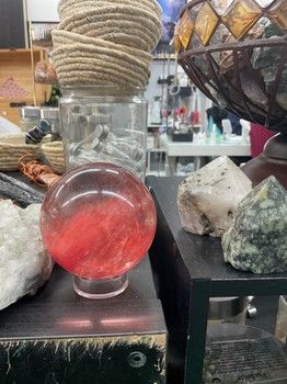 Fire Quartz Sphere Fire Quartz Sphere
