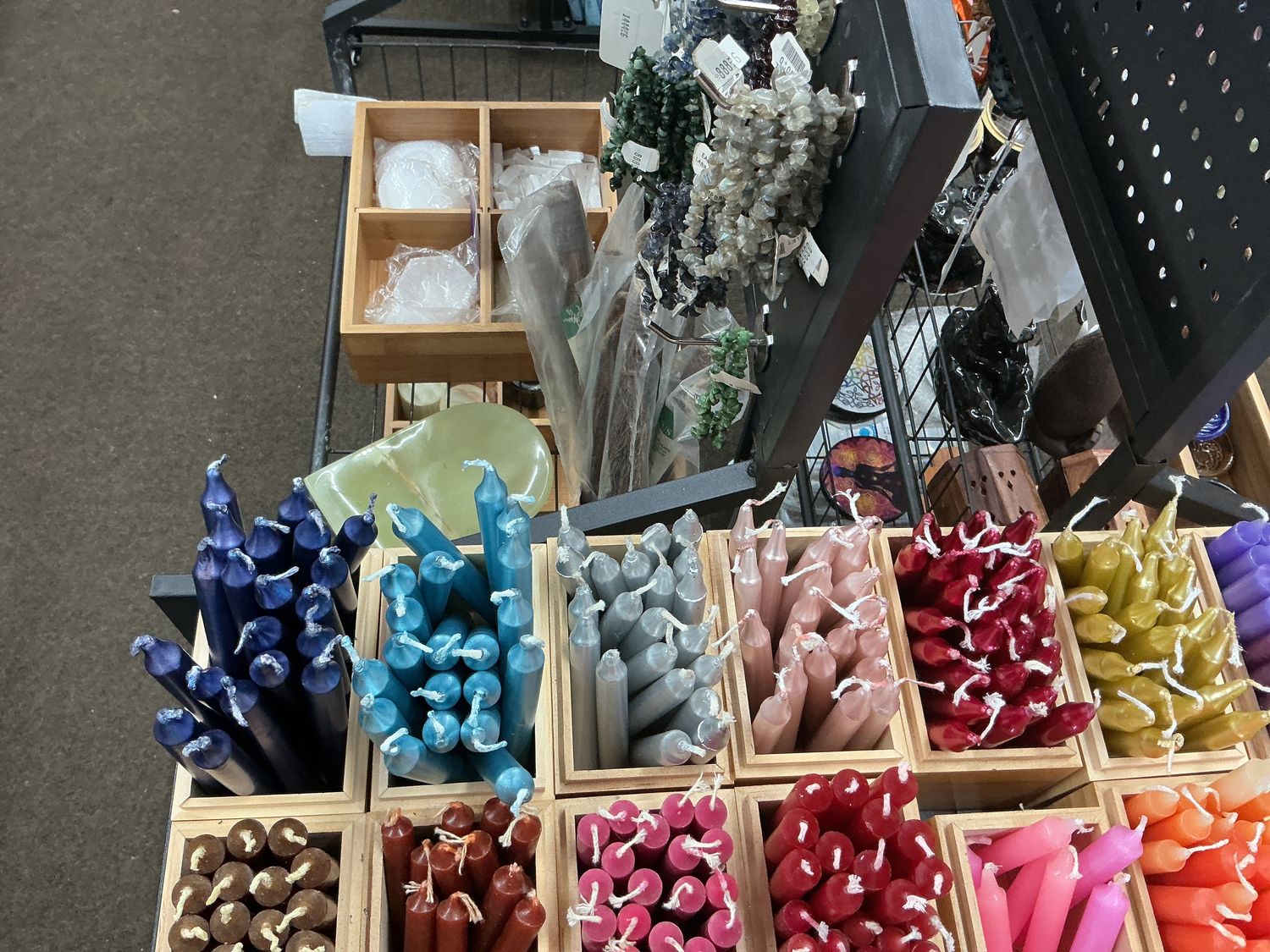 Chime Candles 6 inch Metallic