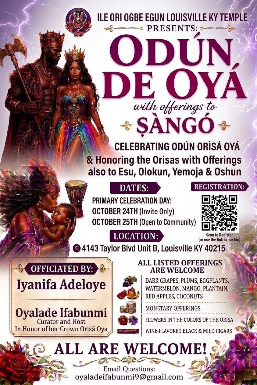 Odun De Oya Bembe/Tambor