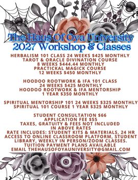 Hoodoo, Rootwork &amp; Ifa Mentorship