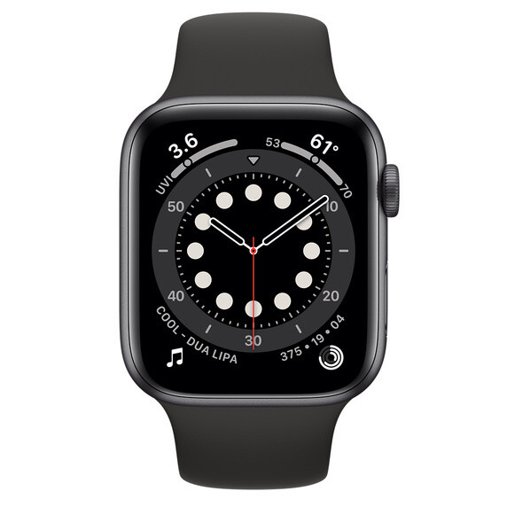 Used Apple Watch Series 6 – 80mm – Black ساعة آبل مستخدمة