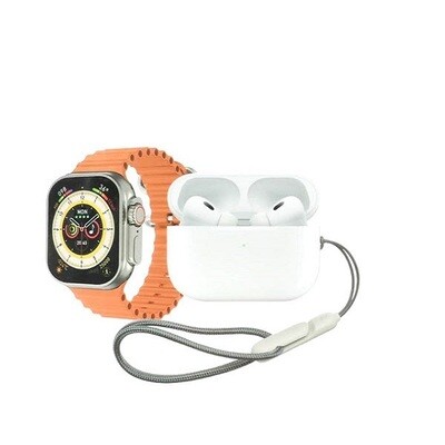 Haino Teko GP8 Ultra Smart watch with Two Set Strap + Earphone