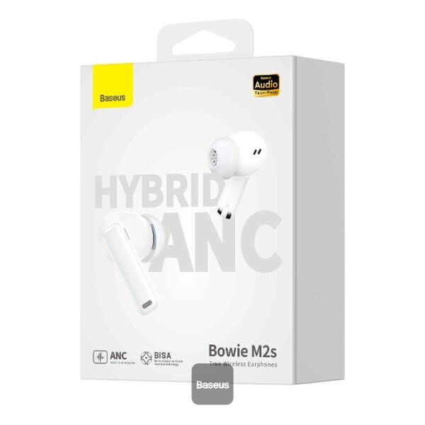 BOWIE M2S TRU WIRELESS EARPHONE WHITE سماعة
