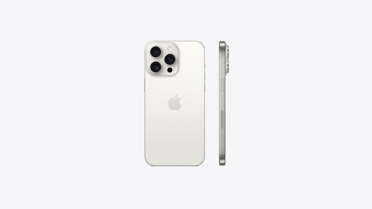 Used Apple iPhone 15 Pro Max – 256GB – White Titanium هاتف آبل مستخدم 