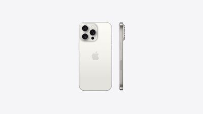Used Apple iPhone 15 Pro Max – 256GB – White Titanium هاتف آبل مستخدم 