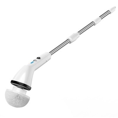 Porodo Lifestyle IPX6 Electric Spin Scrubber Cleaning Kit 7in 1- White طقم التنظيف الكهربائ