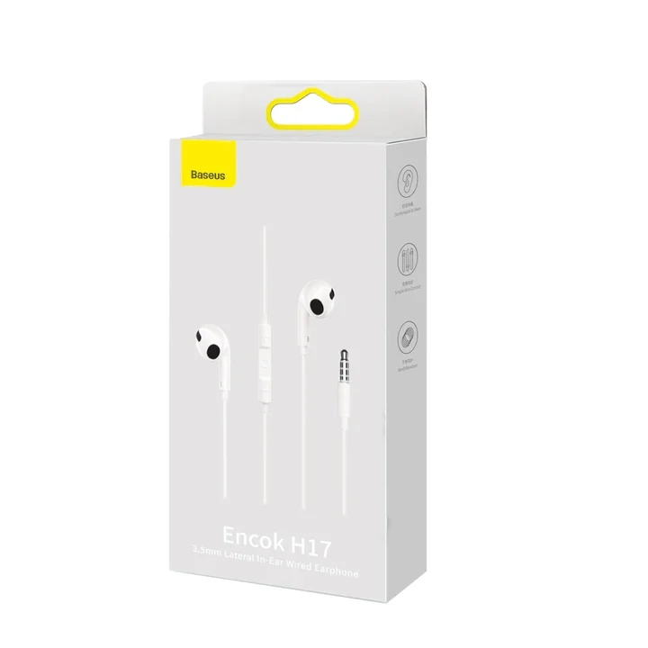 Basus ENCOK H17 3.5MM IN EAR WIRED HEADPHONE سماعة