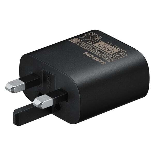 Samsung 25W Travel Adapter with Type-C Cable Blackشاحن